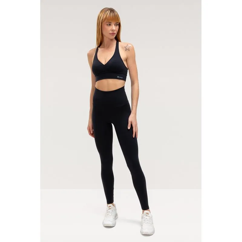 CALÇA LEGGING HIGH COMPRESSION HALTER - ESSENTIALS 26 - PRETO G