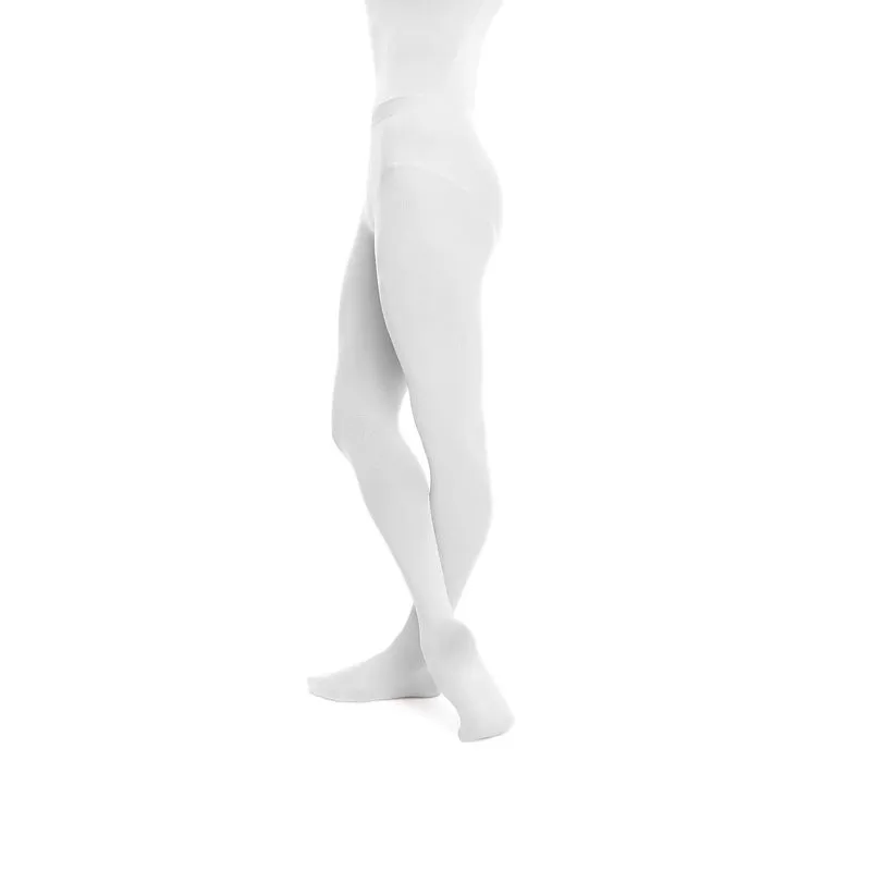 MEIA-CALÇA COM PÉ - ADULTO BRANCA P/M