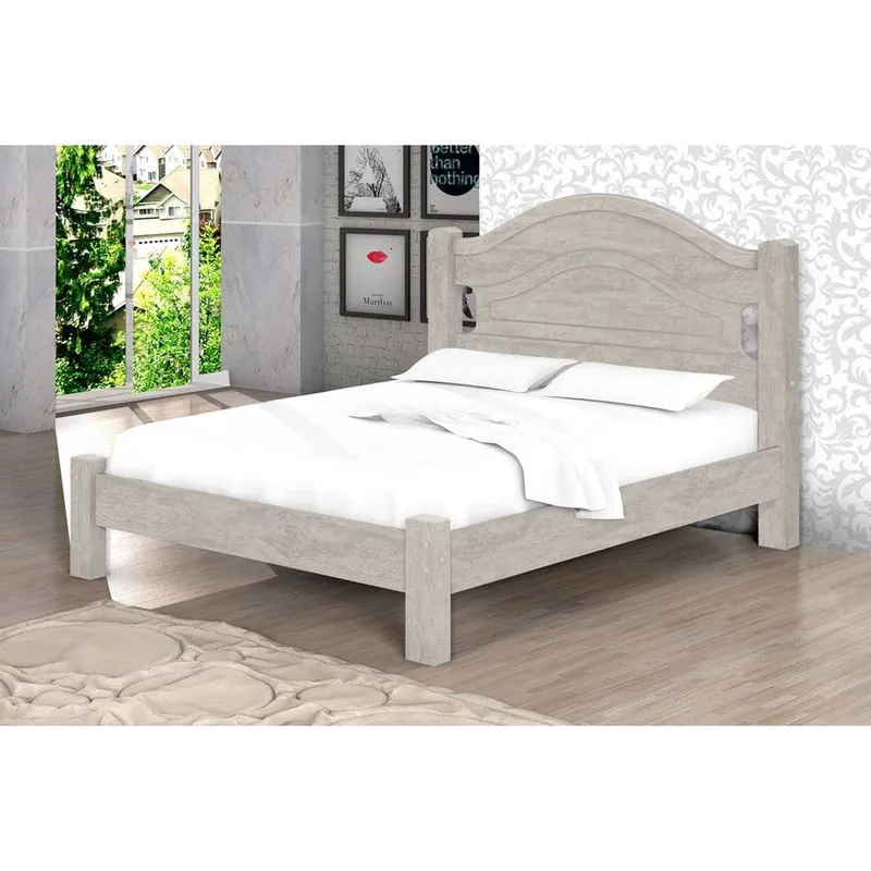 Cama Quarto Casal Isis Estrado Reforçado
