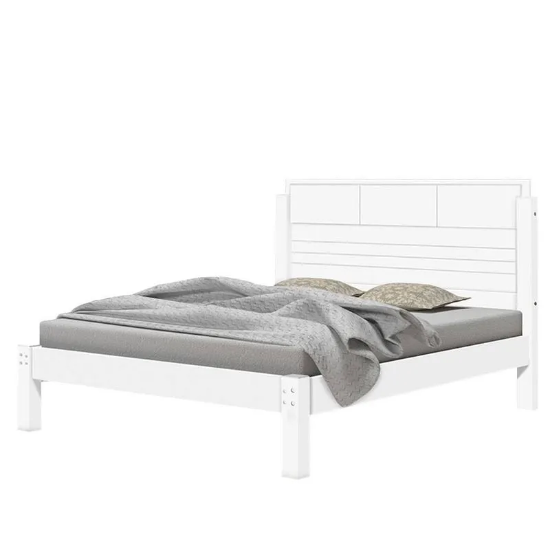 Cama casal Danubia Basoto Branco