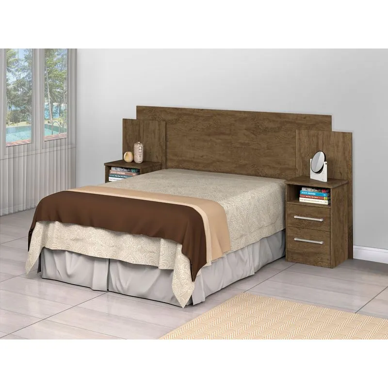 Cabeceira Quarto Casal Queen ou King Roma Extensiva