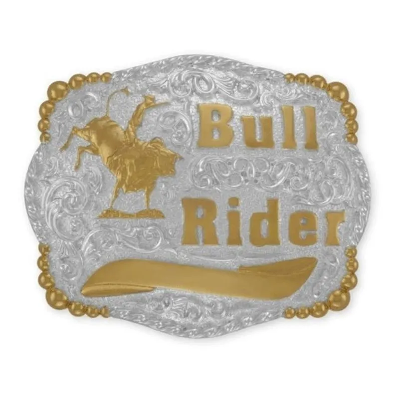 Fivela Country Touro Bull Rider - Tam Eg - 12164f Pd