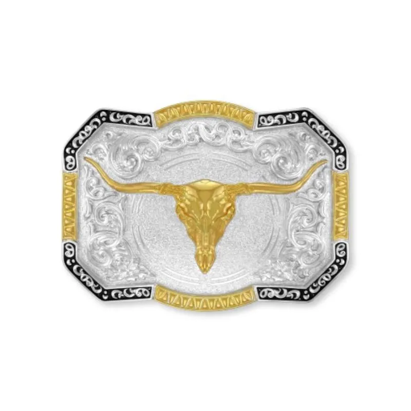 Fivela Country Masculina Longhorn - Tam G - 10601f Pd