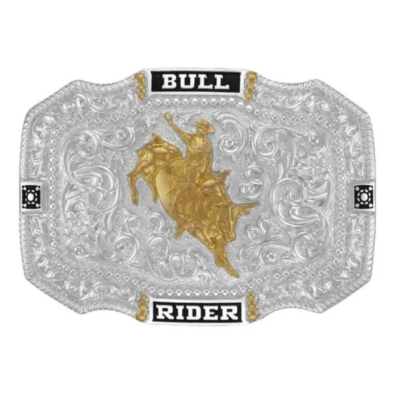 Fivela Country Masculina Touro Bull Rider - Tam G - 10623f Pd