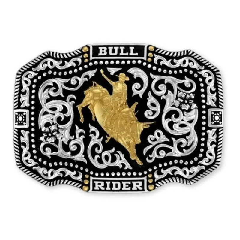 Fivela Country Masculina Touro Bull Rider - Tam G - 10623fj Pd