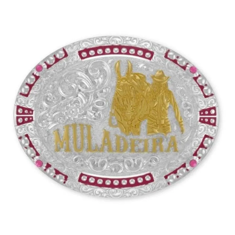 Fivela Country Feminina Festa Muladeira - Tam G - 12019f Pd