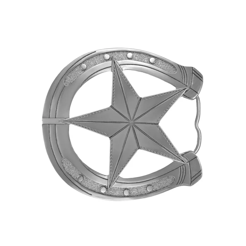 Fivela Country Ferradura/estrela - Tam M - 12074f Ni