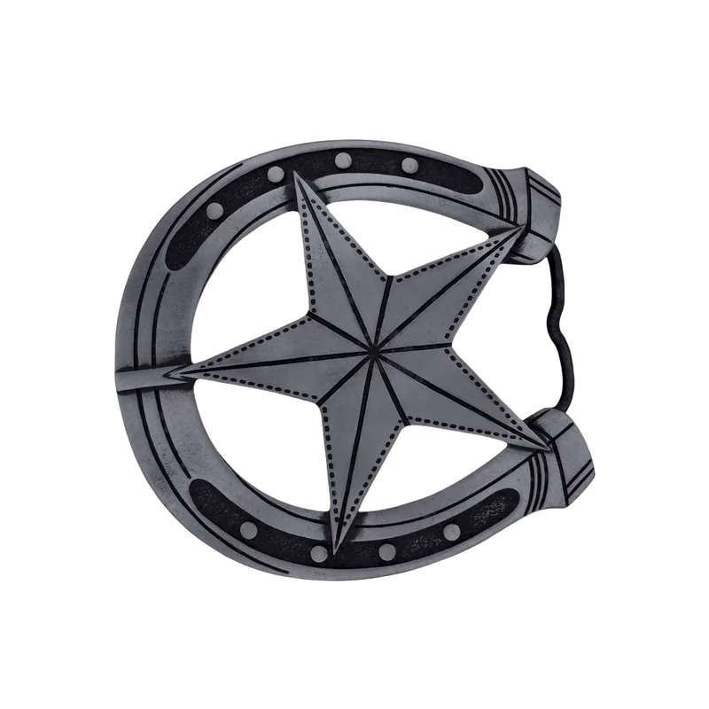Fivela Country Ferradura/estrela - Tam M - 12074f Pv