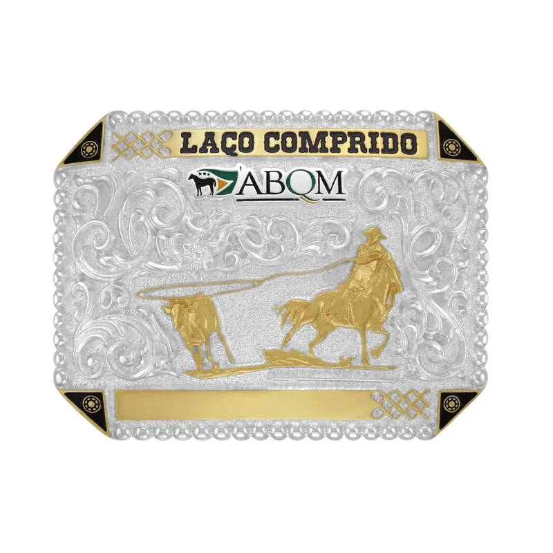 Fivela Country Masculina Abqm Laço Comprido - Tam G - 12070f Pd