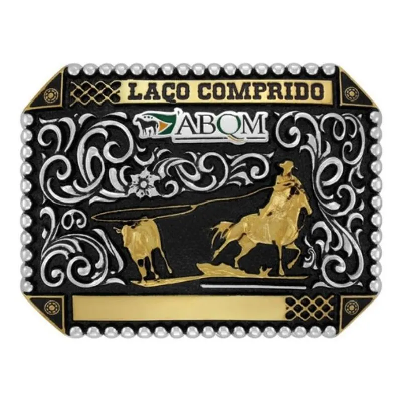Fivela Country Masculina Abqm Laço Comprido - Tam G - 12070fj Pd