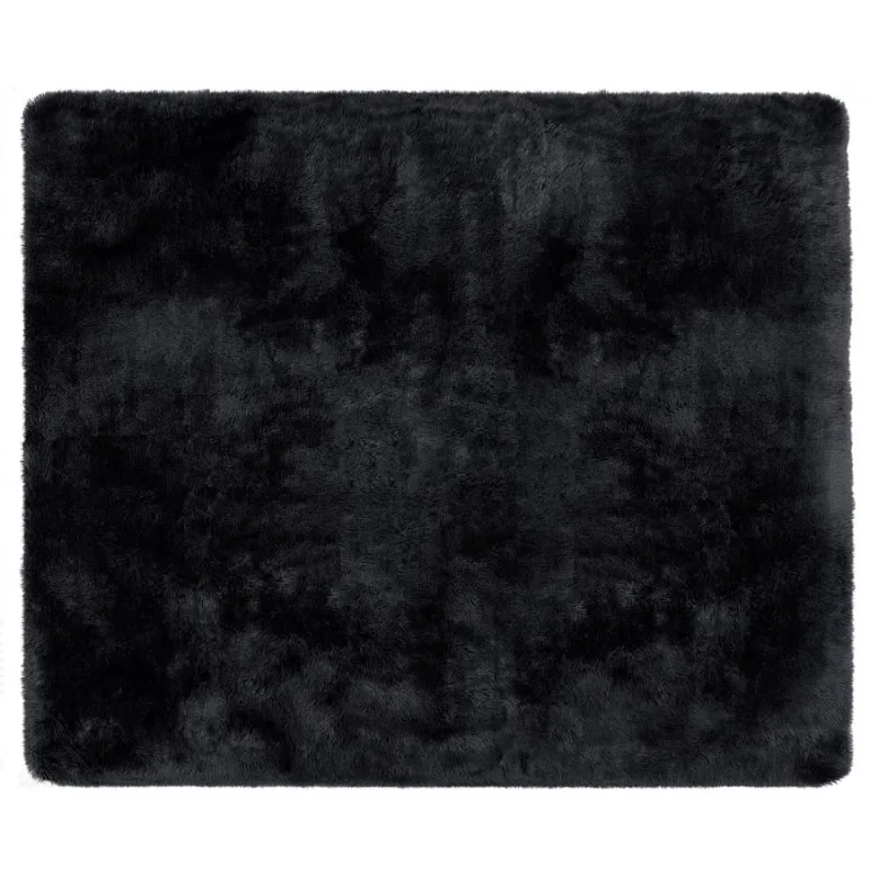 Tapete Retangular Kazan Liso Preto 2,00m X 1,40m
