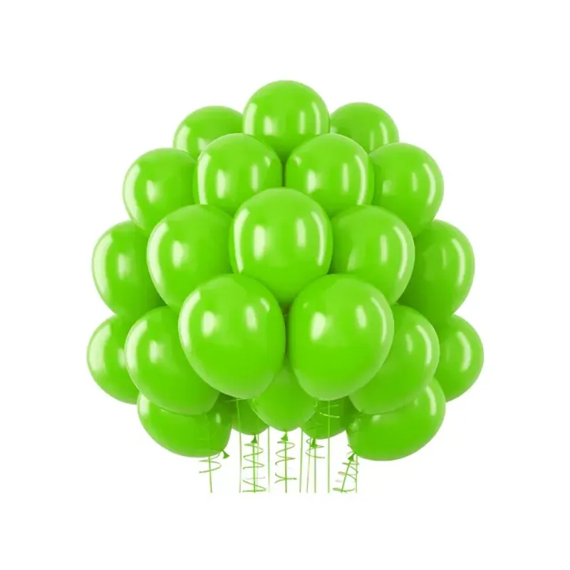 BALÃO 12UN NÚMERO 16 VERDE LIMÃO JOY