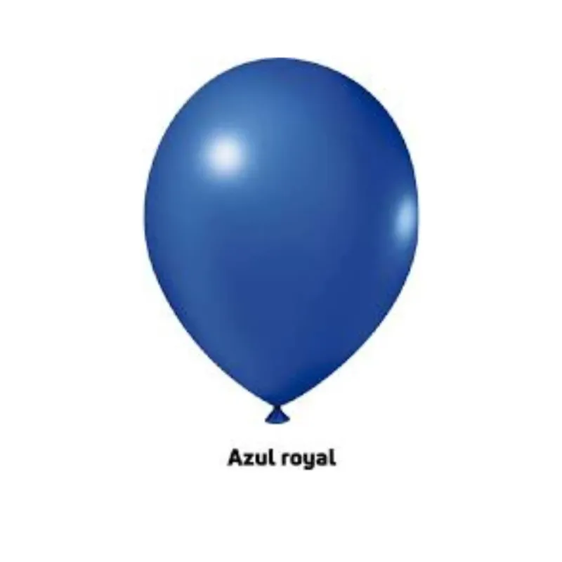 BALÃO 50UN NÚMERO 12 AZUL ROYAL JOY