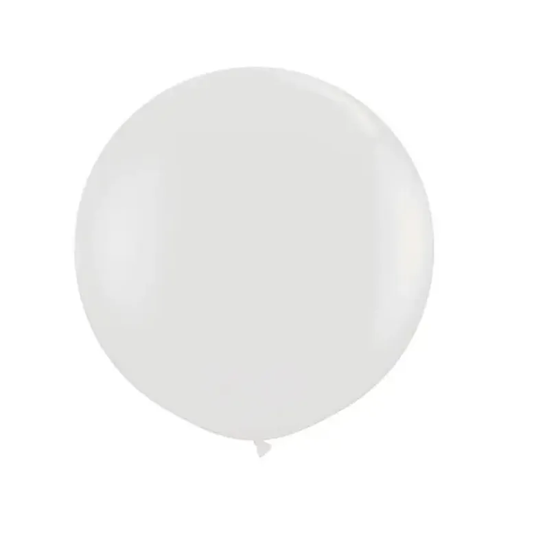 BALÃO NÚMERO 25 REDONDO CARAMBOLA 3UN BRANCO JOY JOY