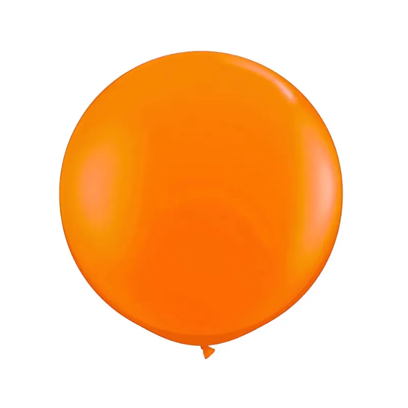 BALÃO NÚMERO 25 REDONDO CARAMBOLA 3UN LARANJA JOY