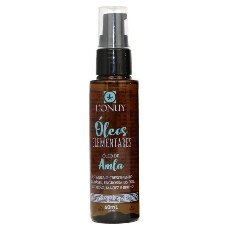 Óleo de Amla para Cabelo 60ml - Lonuy Óleos Elementares