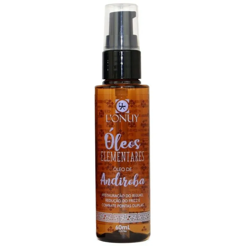 Óleo de Andiroba para Cabelo 60ml - Lonuy Óleos Elementares