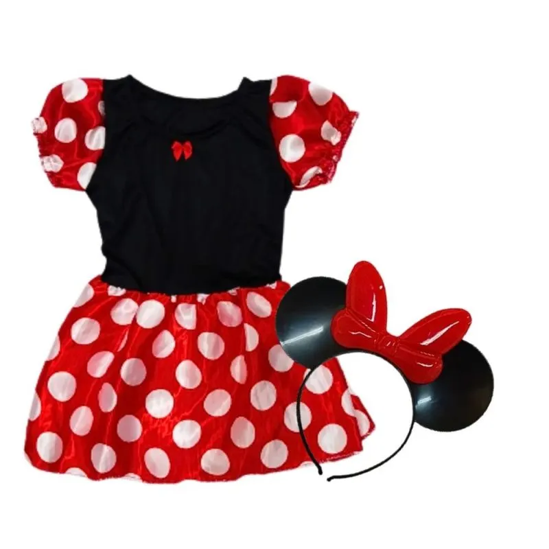Kit Infantil Fantasia Ursinha - P - 3 A 4 Anos