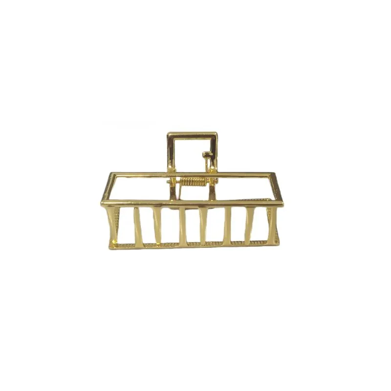 Piranha Para Cabelo De Ferro Retangular Sortido D916 Bijunova