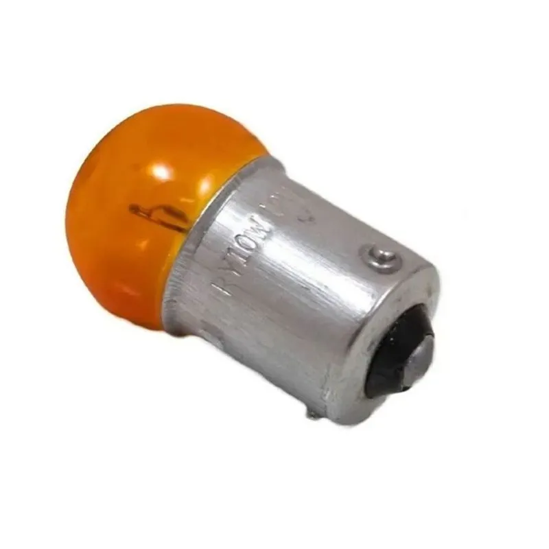 Lâmpada Pisca Seta 12V 10W Base Ferro Amarelo