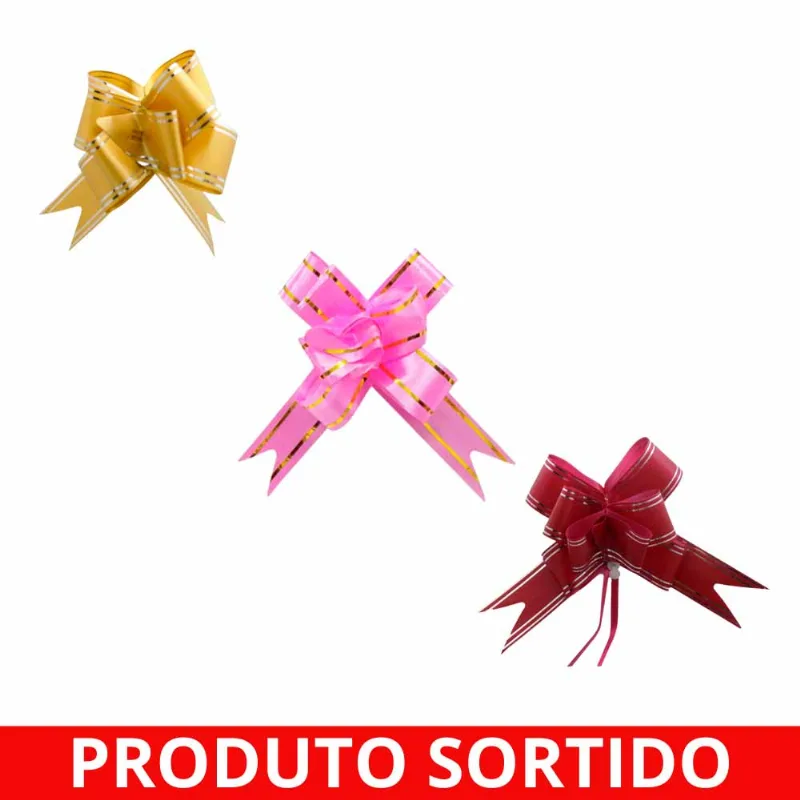 Laço Pronto 45x730mm Liso Sortido 1919 Rio tijuca - 10UN