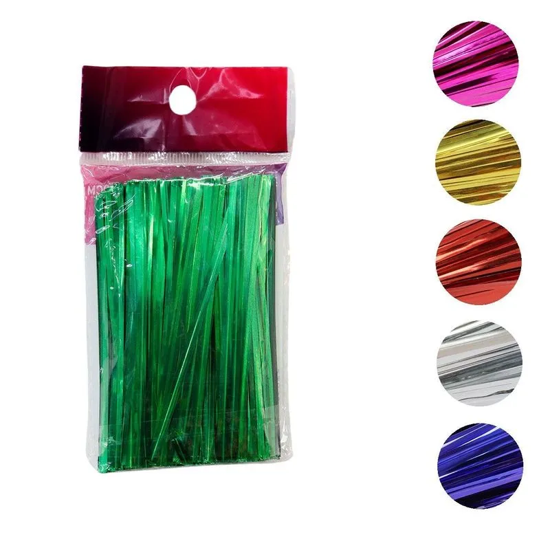 Arame Plastificado 10cm 520 Peças Color - Tudo Em Caixa