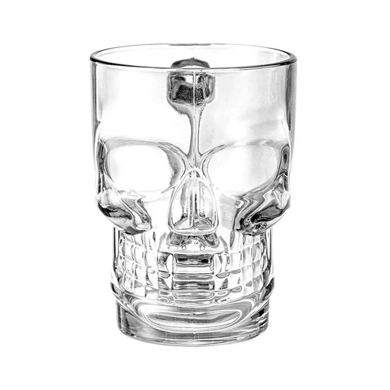 Caneca Dynasty Chopp Caveira Transparente 500ml