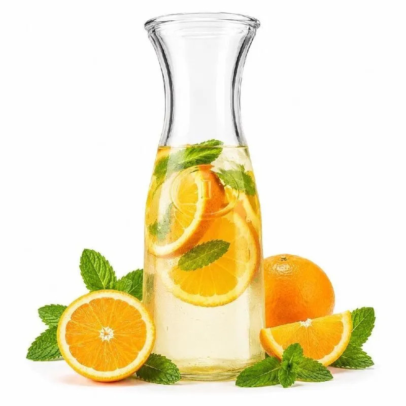Jarra Decanter Vintage Americana 1 Litro Multiuso Em Vidro Transparente Para Bebidas E Decor Yeet