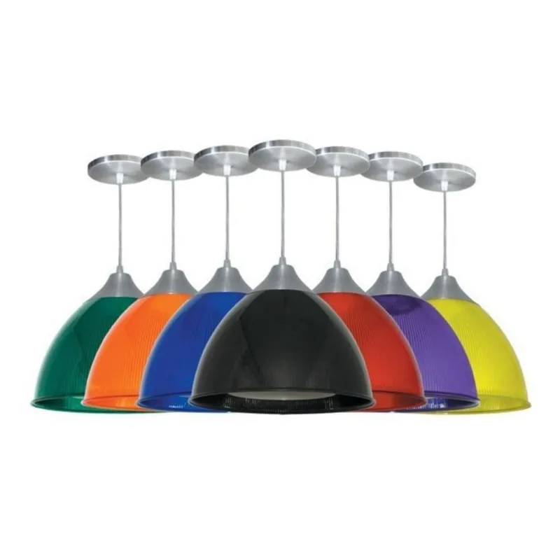 3X Pendente Prismático Poptem Gota 12 Fumê