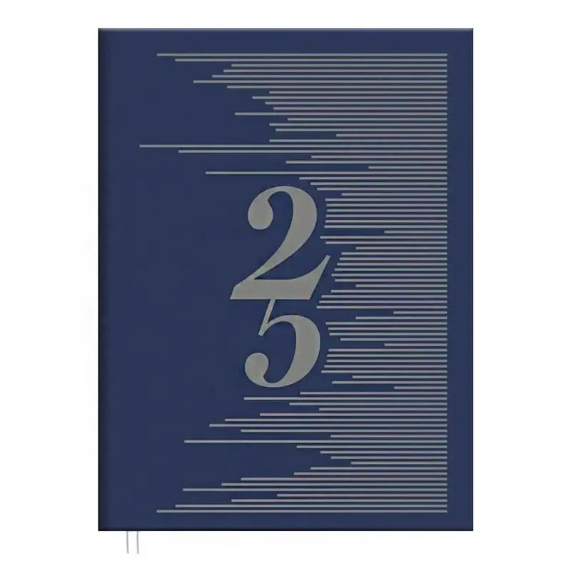 Agenda 2025 Diária Cost Compacta Azul Foroni