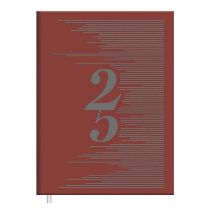 Agenda 2025 Diária Cost Compacta Vermelho Foroni