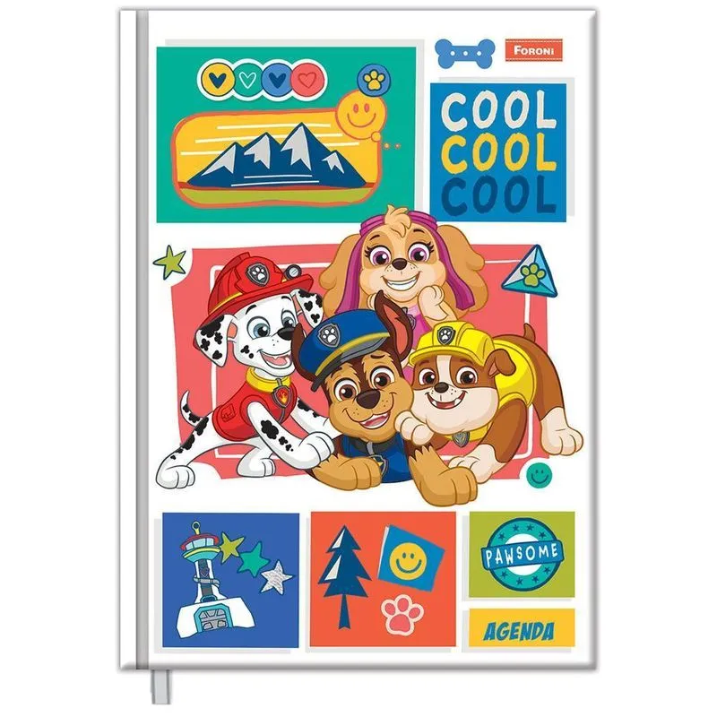 Agenda 2025 Permanente 96fls Patrulha Canina Cool Foroni
