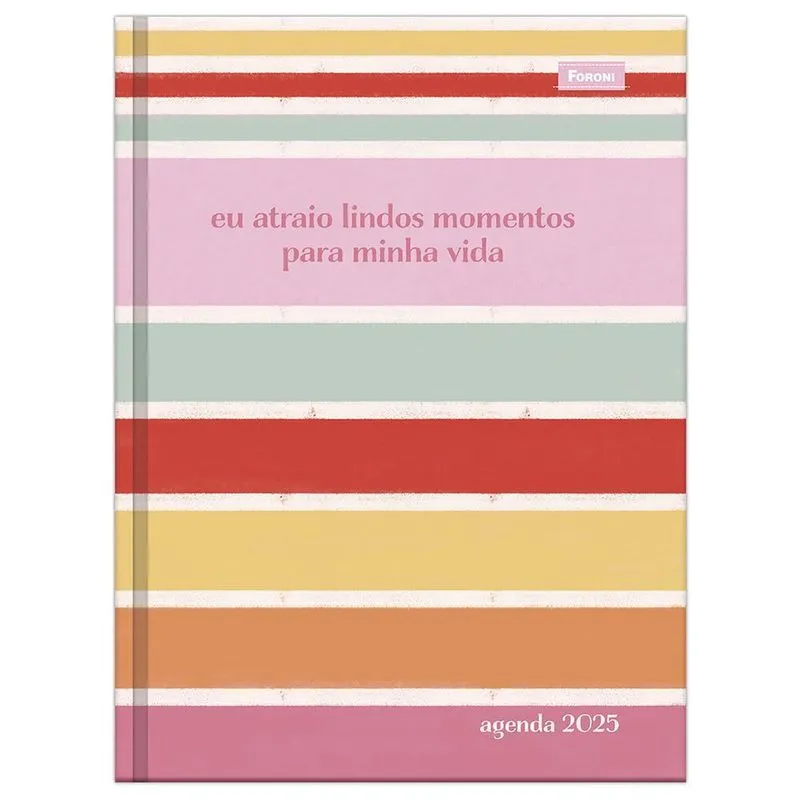 Agenda 2025 Diária Cost 176fls Diz Aí Listrado Foroni