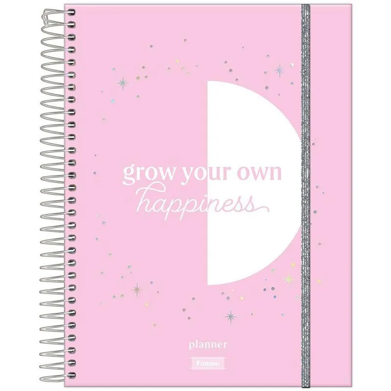 Planner 2025 Semanal Esp Fluor Mix Soft Rosa Foroni