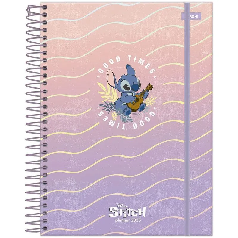 Planner 2025 Semanal Esp 80fls Stitch Good Times Foroni