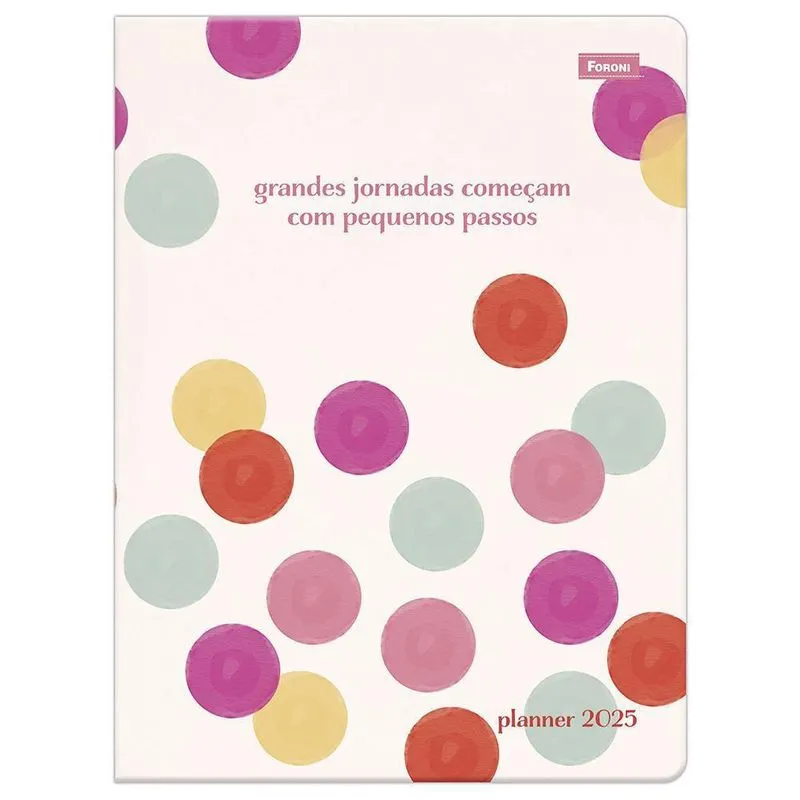 Planner 2025 Mensal Grampeado Dizaí Poa Foroni