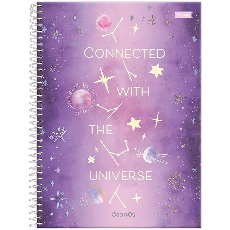 Caderno Univ. 1 Matéria 80Fls Cosmos Connected Foroni