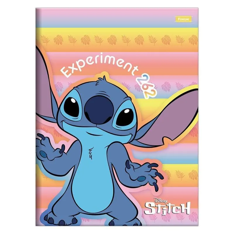 Caderno Brochurão 80Fls Stitch Experimento 626 Foroni