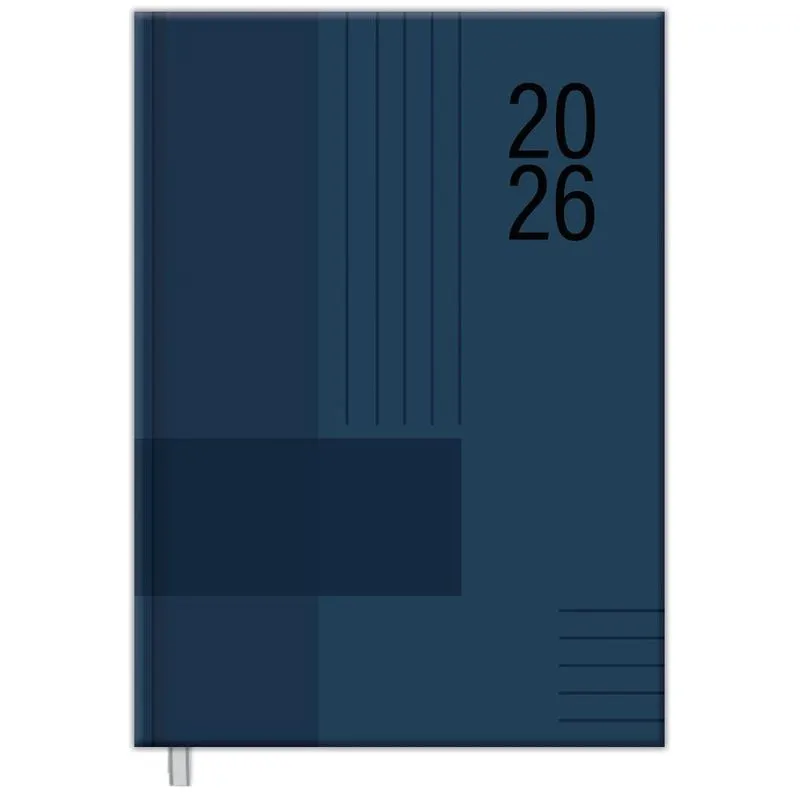 Agenda Diária 2026 Cost 123x166mm Modena Color Azul Foroni