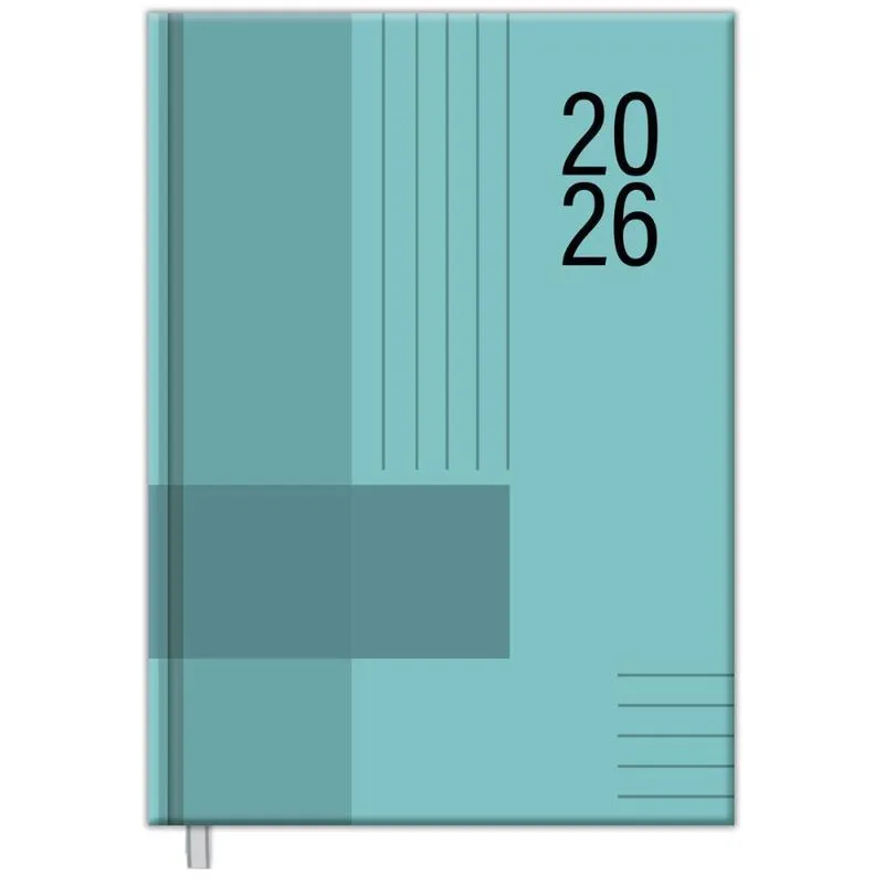 Agenda Diária 2026 Cost 123x166mm Modena Block Verde Foroni