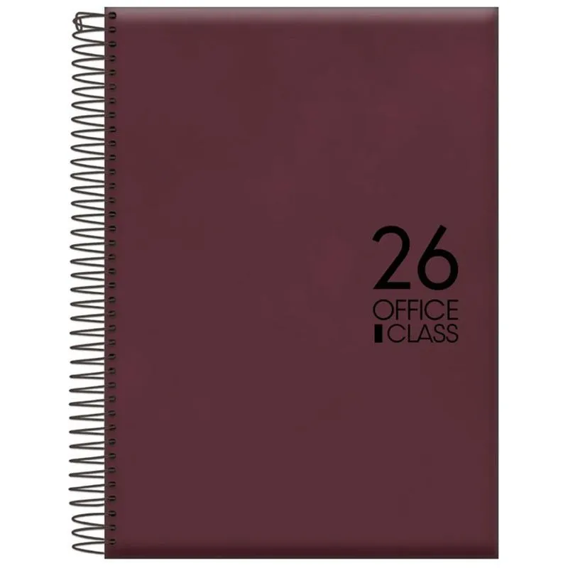 Agenda Semanal 2026 Esp Univ Office Class Vinho Foroni