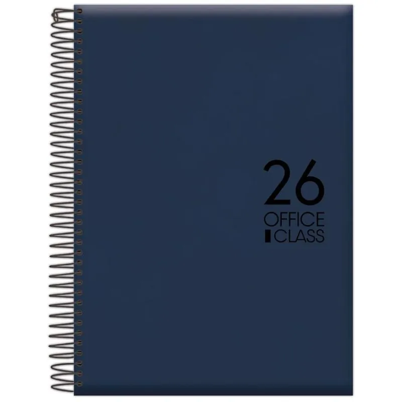 Agenda Semanal 2026 Esp Univ Office Class Azul Foroni
