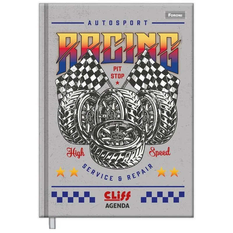 Agenda Diária 2026 Cost 123x166mm Cliff Corrida Foroni