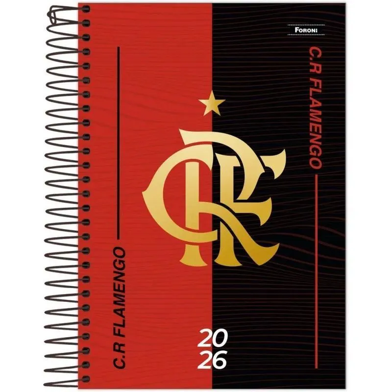 Agenda Diária 2026 Esp 130x188mm Flamengo Cr Foroni
