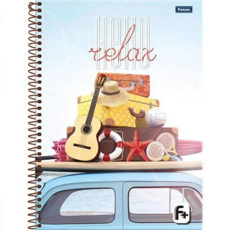 Caderno Espiral Foroni Capa Dura F+ Sortidos 96 Folhas Caderno Foroni Capa Dura Espiral F+ Sortidos 96 Folhas