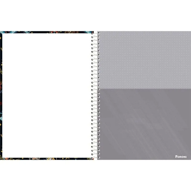 Caderno Espiral Foroni Universitário Capa Dura Feeling 1 Matéria 80 Folhas - Embalagem Com 4 Unidades (sortidos)