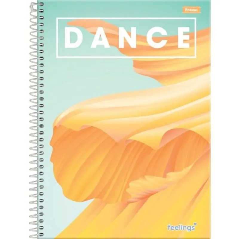 Caderno Espiral Foroni Fellings Capa Dura Sortida 160 Folhas