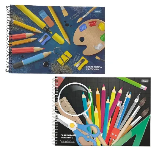 Caderno Desenho Espiral 80fls - Básico - Foroni