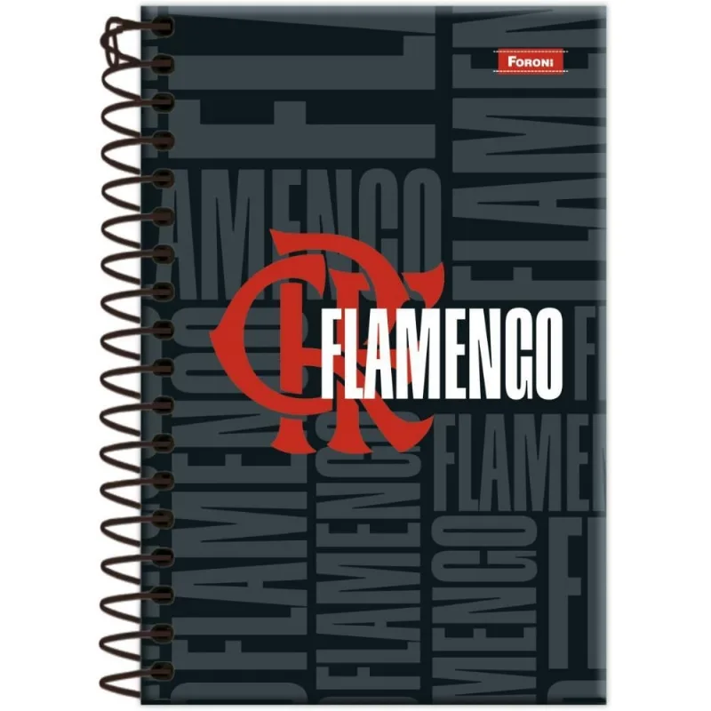 Caderneta Espiral Capa Dura Flamengo 80FLS PCT.C/04