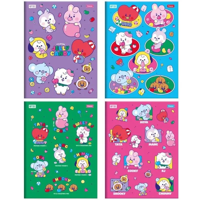 Caderno Brochurao Capa Dura BT21 80FLS PCT.C/05